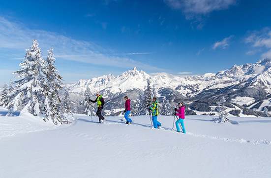 Schneeschuhwandern Bergpanorama Filzmoos © TVB Filzmoos, Coen Weesjes