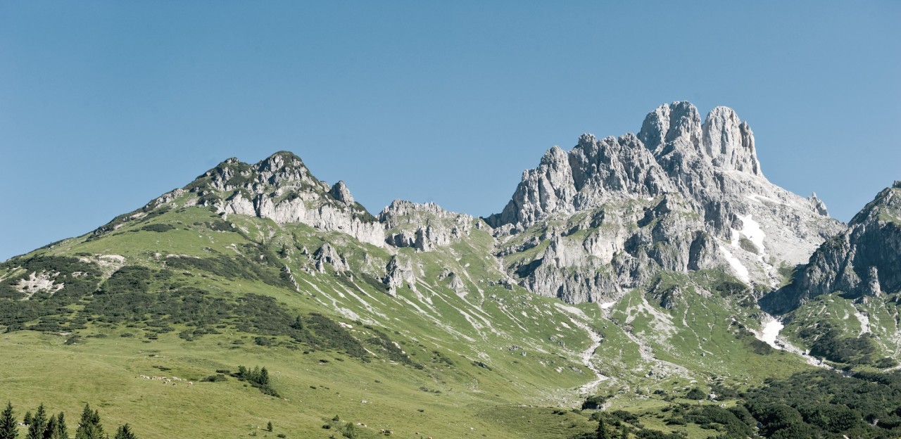 Bergpanorama Filzmoos, Blick auf die Bischofsmütze © TVB Filzmoos